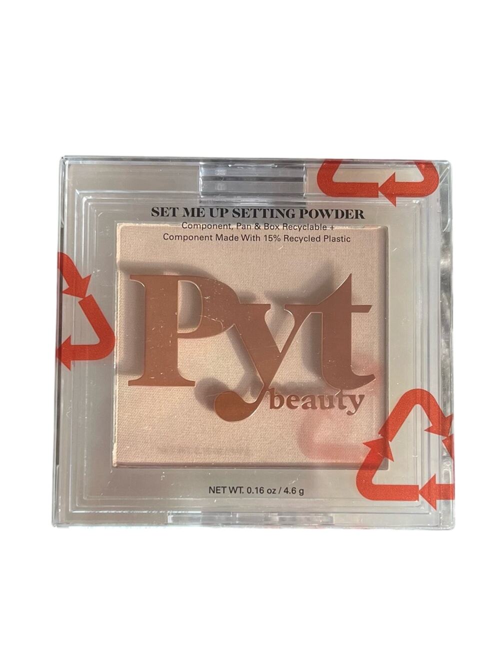 NWT! Pyt Beauty Set Me Up Setting Powder in Light Peach